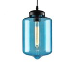 colored glass chandelier