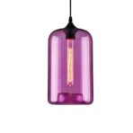 colored glass chandelier
