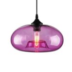 colored glass chandelier