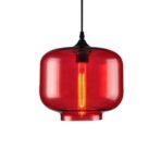 colored glass chandelier