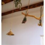 chandelier vintage brass