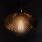 chandelier vintage brass