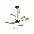 chandelier vintage metal