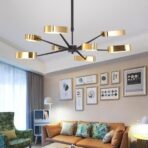 chandelier vintage metal