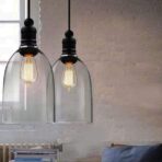 vintage glass chandelier 1