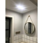 gold barber mirror