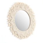 round mirror macrame