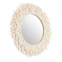 round mirror macrame