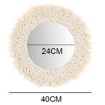 round mirror macrame