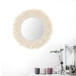 round mirror macrame