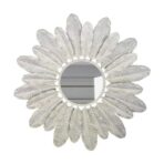 mirror metal feather