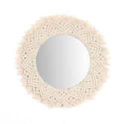 round mirror macrame