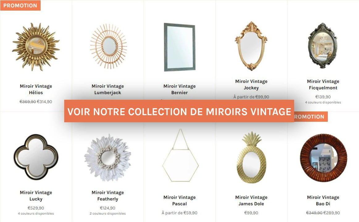 miroir vintage