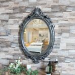 vintage oval mirror