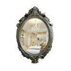 vintage oval mirror