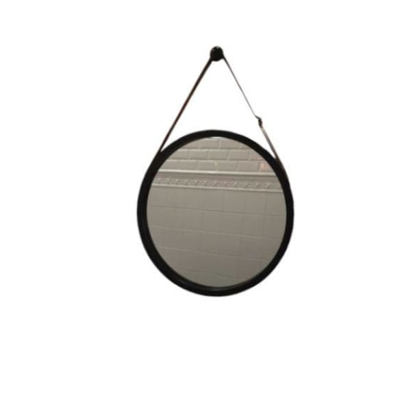 round black barber mirror round black barber mirror