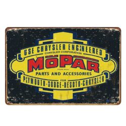 metal plate vintage mopar parts accesories