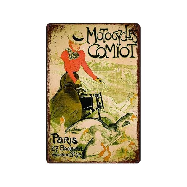 metal plate vintage motocycles comiot metal plate vintage motocycles comiot