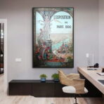 paris vintage poster
