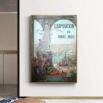 paris vintage poster