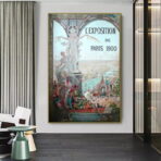 paris vintage poster