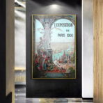 paris vintage poster