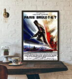 paris brule il poster