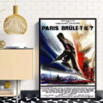 paris brule il poster