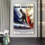 paris brule il poster