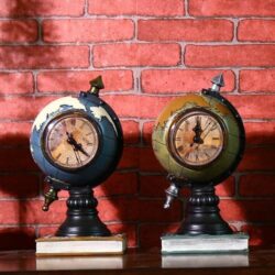 earth globe clock