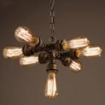 chandelier pipe plumbing