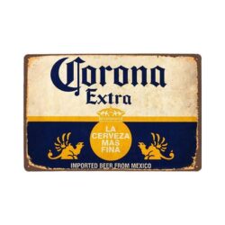 vintage corona extra metal plate