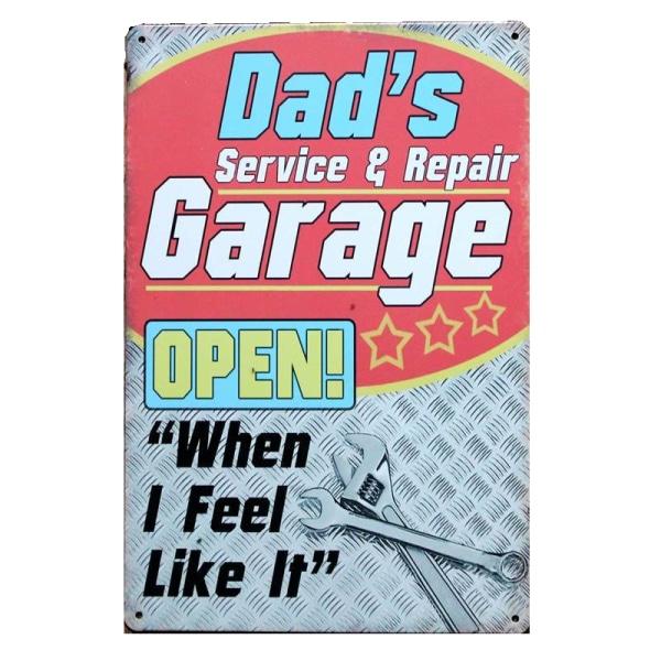 dads garage plate dads garage plate