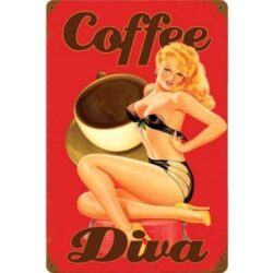 pin up vintage email plate