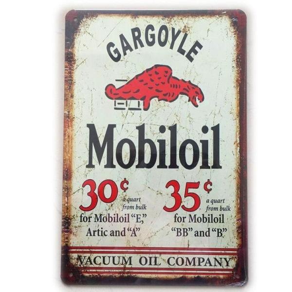 enameled mobiloil plate enameled mobiloil plate