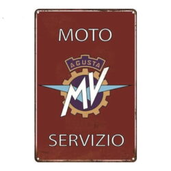 enameled plate mv agusta