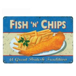 fish and chip plate
