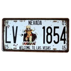 vintage usa license plate