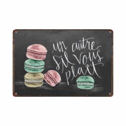 macaron metal plate