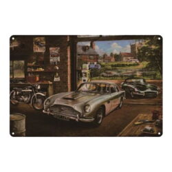 metal plate aston martin