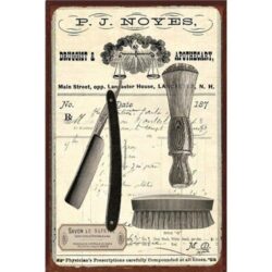 barber metal plate
