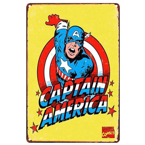 metal plate captain america metal plate captain america