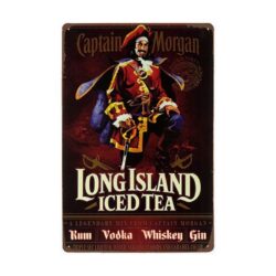 metal plate captain morgan