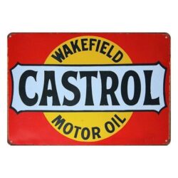 metal castrol plate
