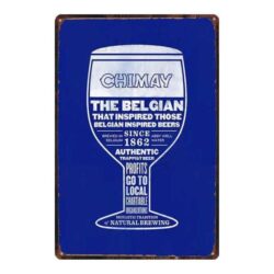 chimay metal plate