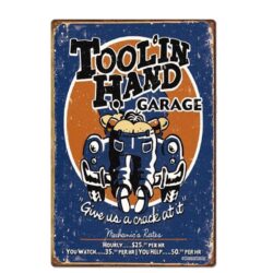 metal plate deco garage