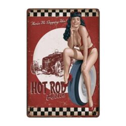 metal deco pin up plaque