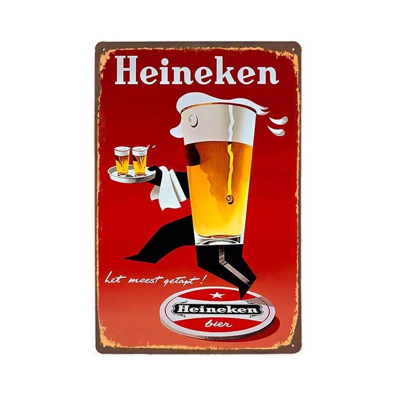 heineken metal plate heineken metal plate