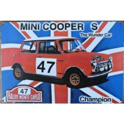 metal plate mini cooper