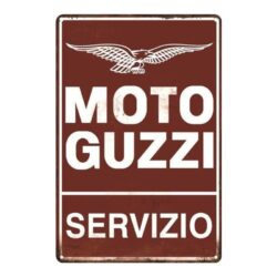 metal plate moto guzzi